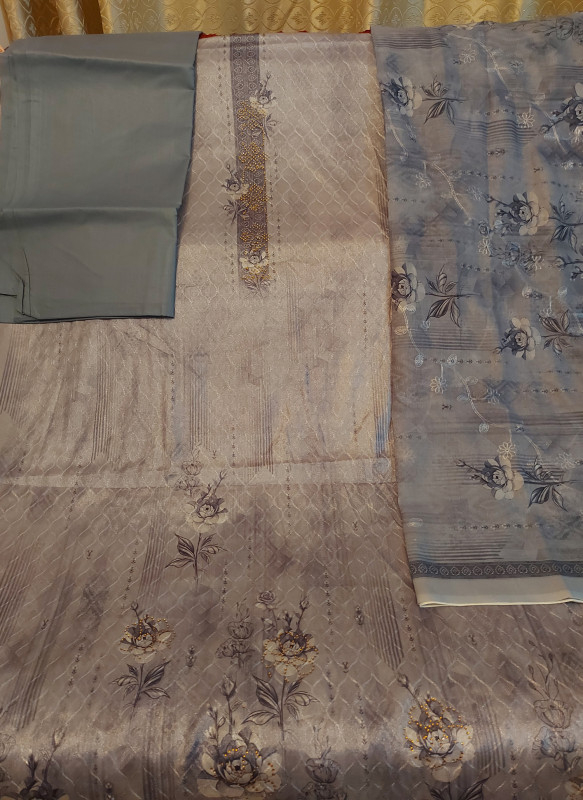 Indian Glassy Cotton Soft Cloth Premium Dress with Premium Design