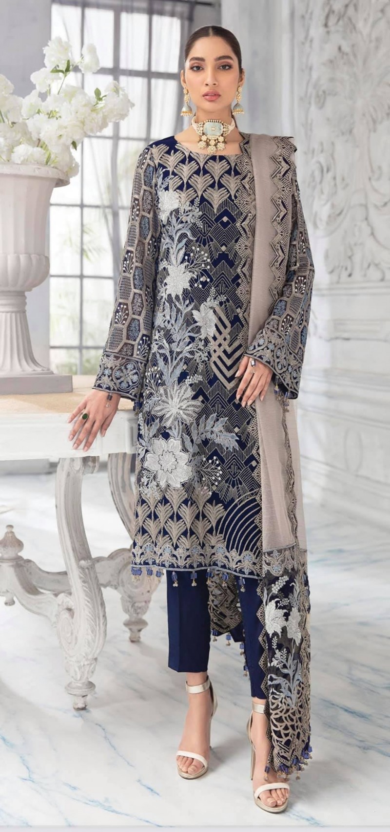 Azalea chiffon collection Dupatta chiffon & organza