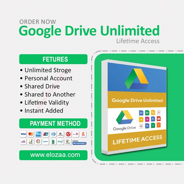 Google Drive Unlimited Storage with your personal Gmail