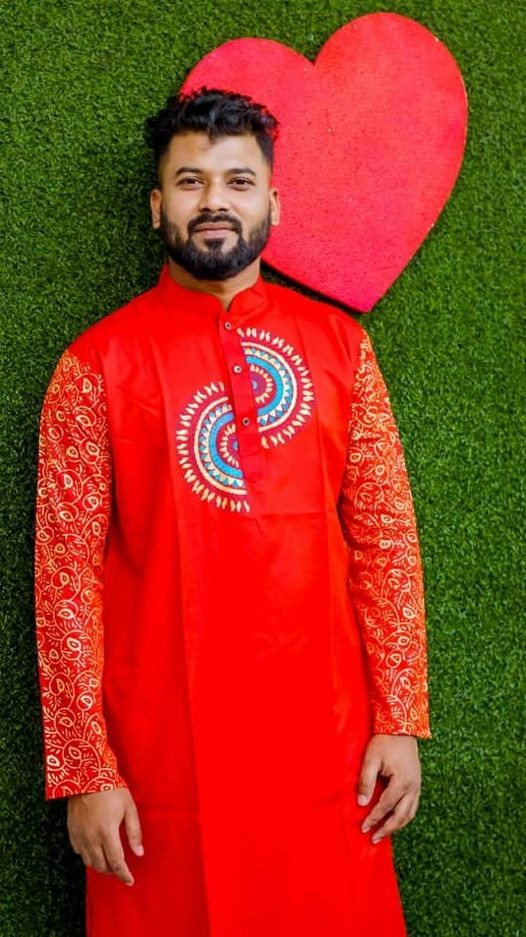 Stylish Semi Long Cotton Punjabi for Men