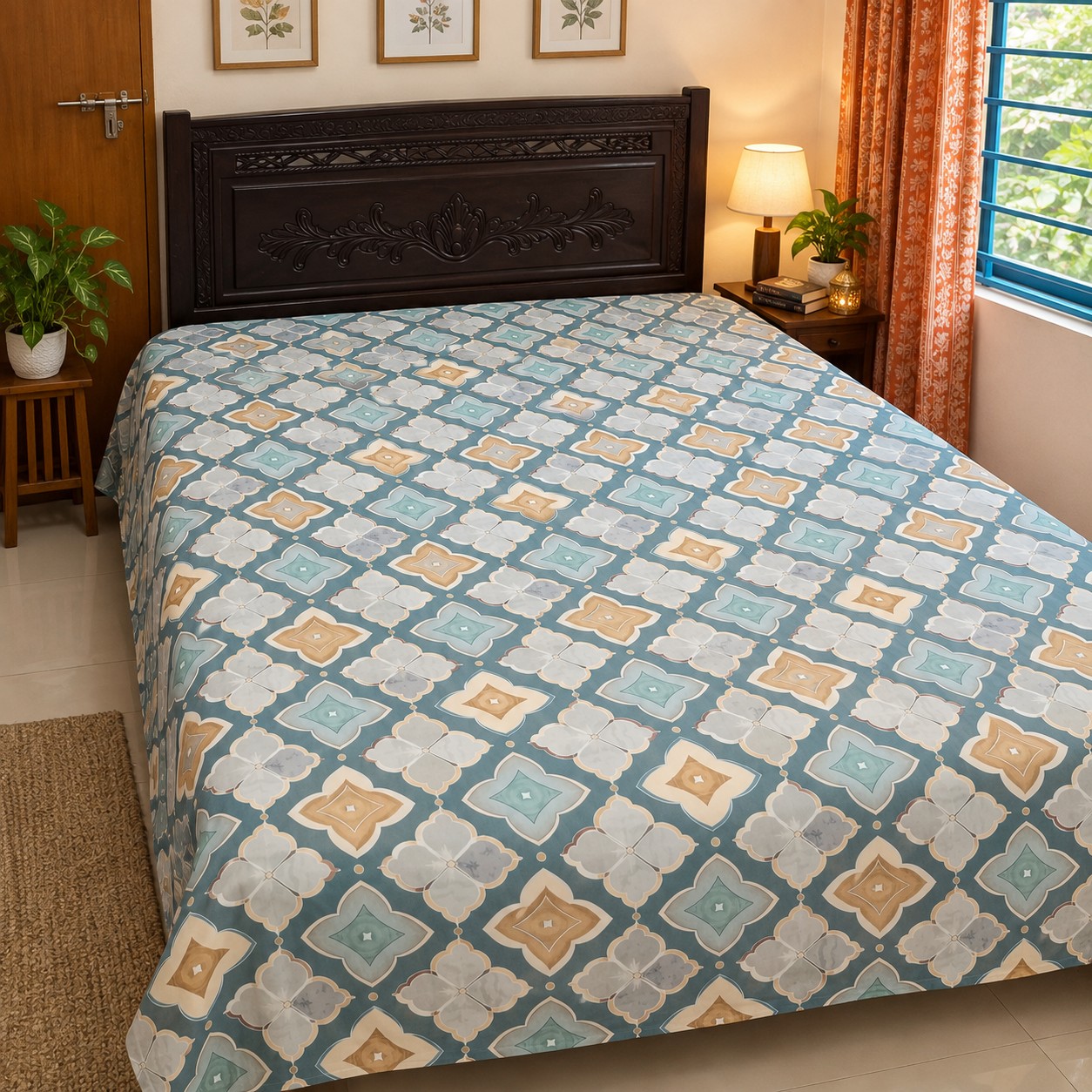 Waterproof Jointless Imported Bed Sheet - HBS03