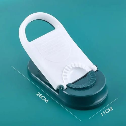 2 In 1 Dumpling Maker/ Pitha Maker (Green and White)
