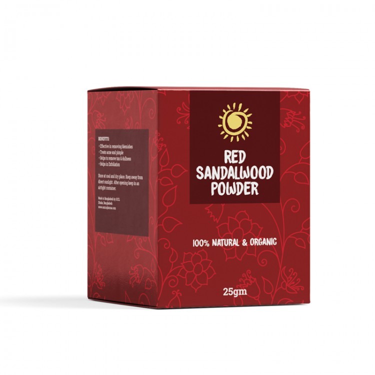 Rajkonna 100% Natural & Organic Red Sandalwood Powde