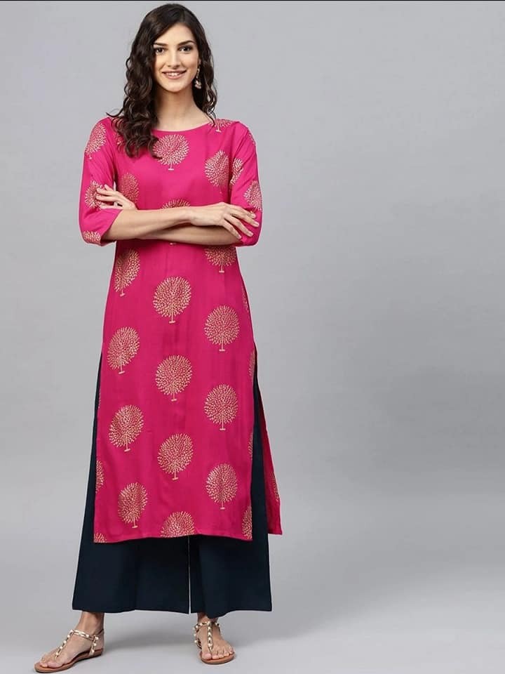 Skin Print Salwar and Kameez Two Piece