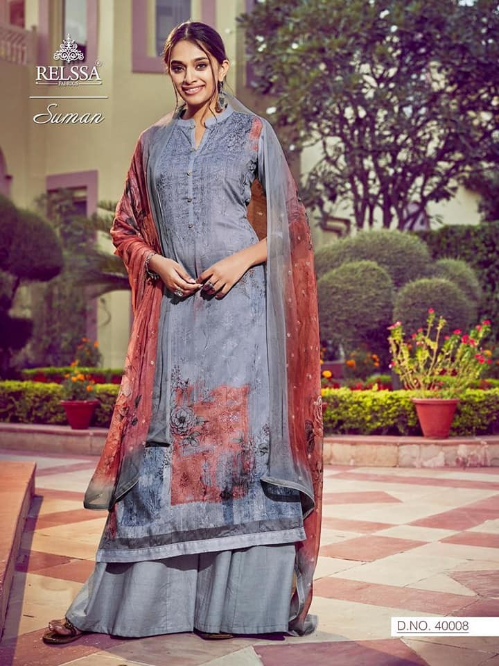 Relssa Saira Georgette Party Wear Unstitch Salwar Kameez For Women Design- 2020