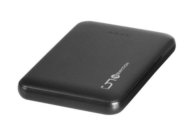 Baykron 5,000 mAh Ultra-Fast Lithium Polymer Power Bank -Black