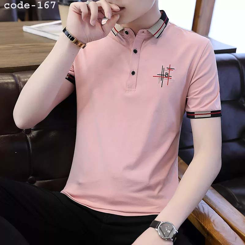 Half Sleeve Stylish PK Polo T-shirt for Men