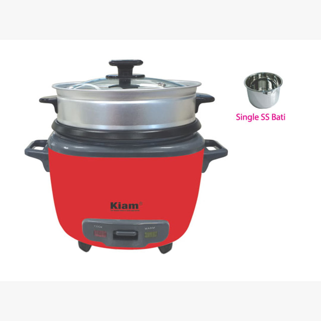 Kiam Drum Rice Cooker (One SS Bati) 1.8/2.8 Ltr DRC 982-4