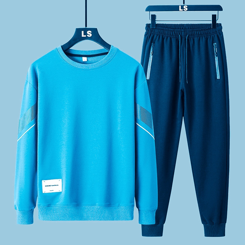 Sweatshirt and Sweatpants Set Mens Sports Suit Fashion Tracksuit