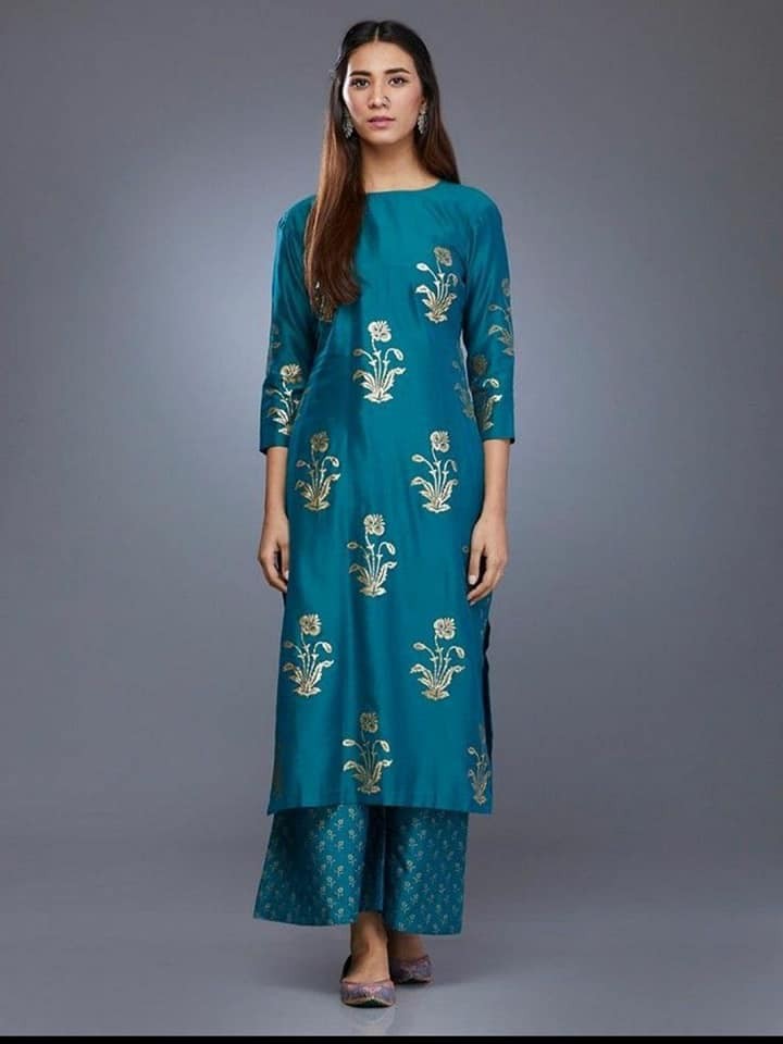 Skin Print Salwar and Kameez Two Piece