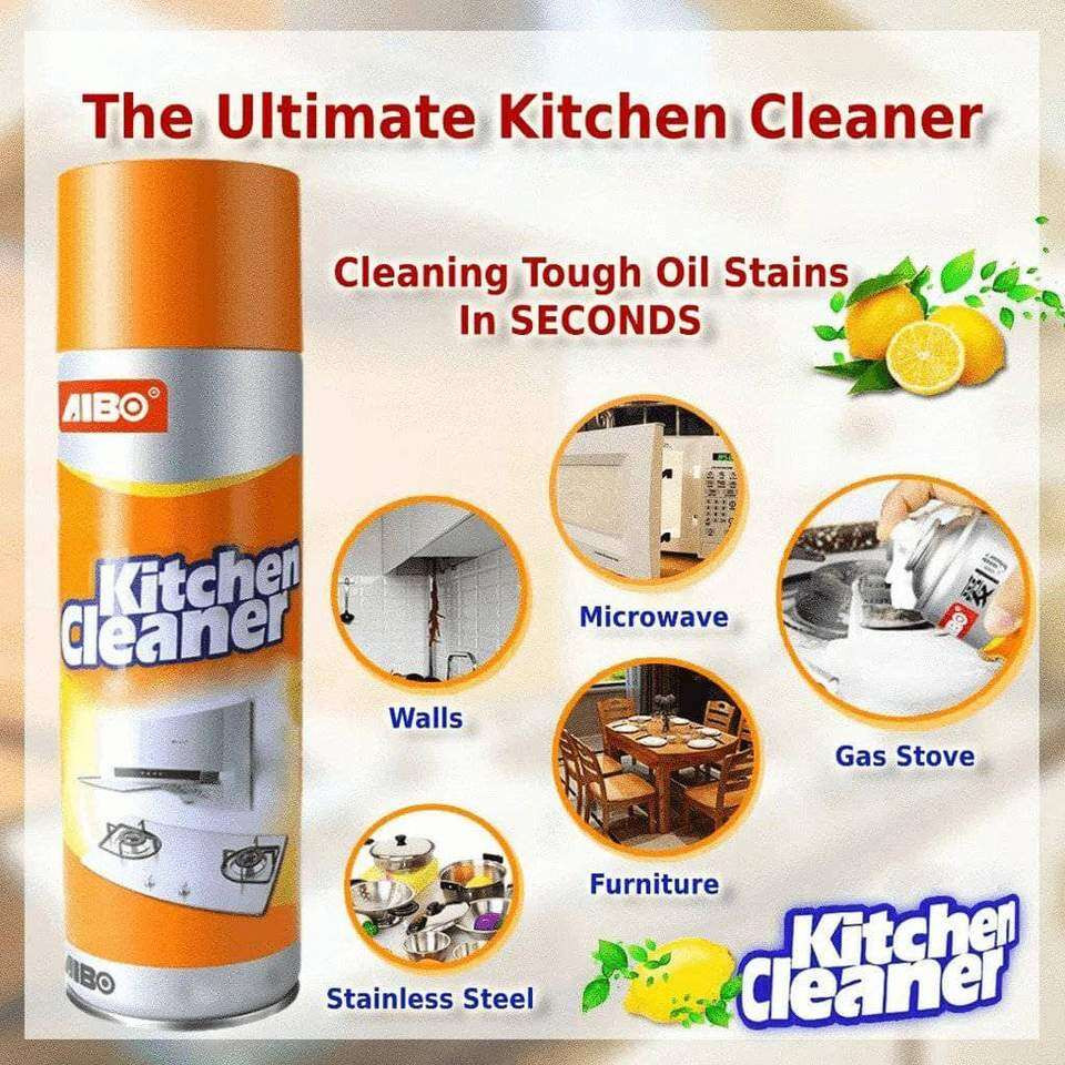 Kitchen Cleaner  Foam Spray 550ml Easy Cleaning |Number One