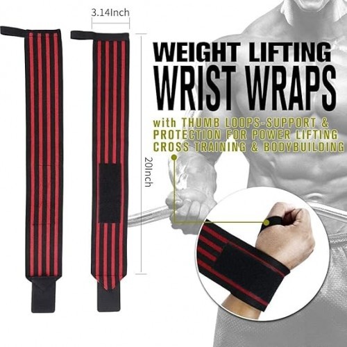 Wrist Wraps for Weight Lifting Wrist Support – 1 Pc