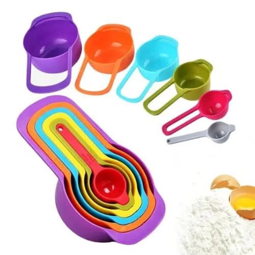 6 Pcs set Multi Color Measurement Cup