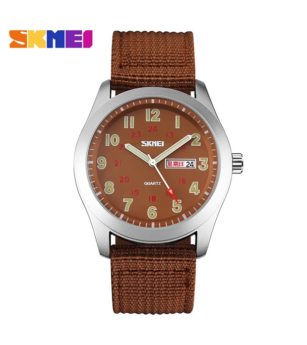 Skmei 9112BR Men’s Quartz Wrist Watch