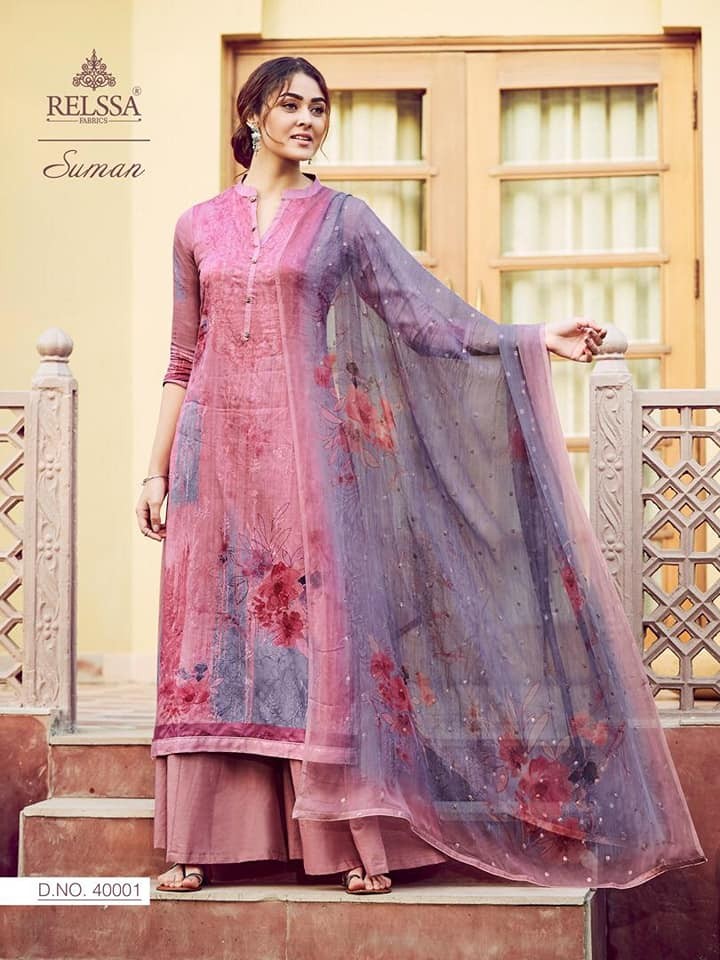 Relssa Saira Georgette Party Wear Unstitch Salwar Kameez For Women Design- 2020