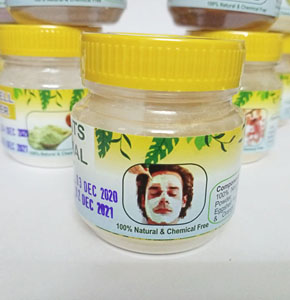 A & J Organic/Harbal Gents Facial (40 gm) After Shave Face Pack for Skin of Gents