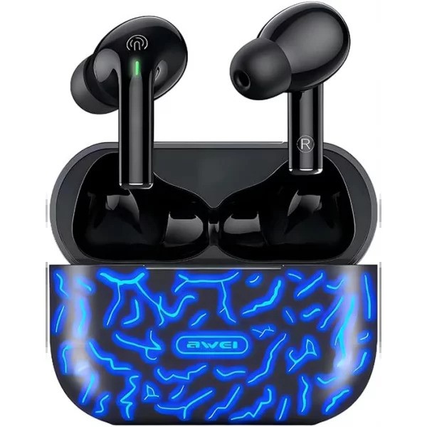 Awei T29 Pro TWS Gamming Wireless Earbuds with Charging Case | Smart Touch Control | Gaming & Music Earphones | Bluetooth 5.1 | Waterproof