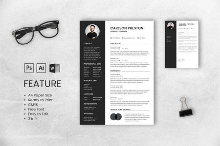 10 plus Premium CV/Resume for Graphic Designer