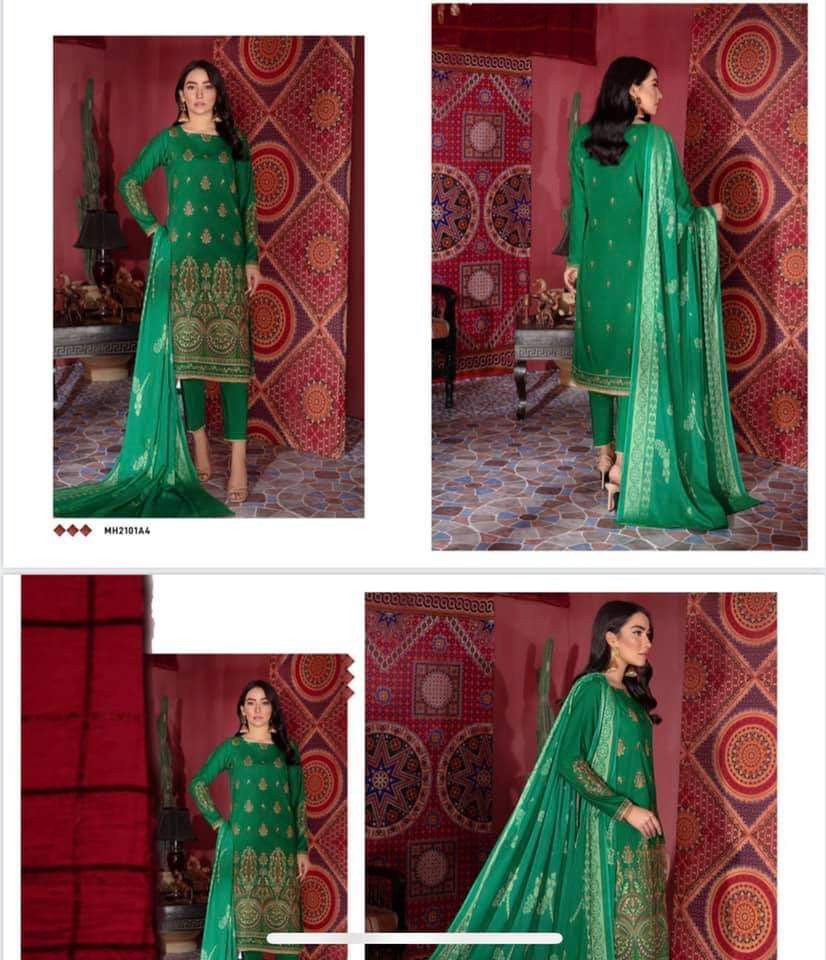 PAKISTANI MAHAM SALWAR KAMEEZ (Un-stitched 3 PCS) FOR WOMEN-3