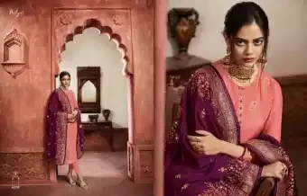 Indian Weightless Georgette Salwar Kameez Three Piece Semi-Stitched Embroidery Work Free Size - Party/Wedding Wear Suits for Women