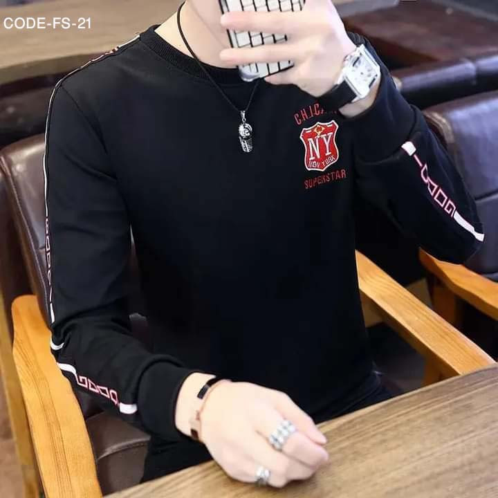 Full Sleeve Stylish  T-shirt for Men-21