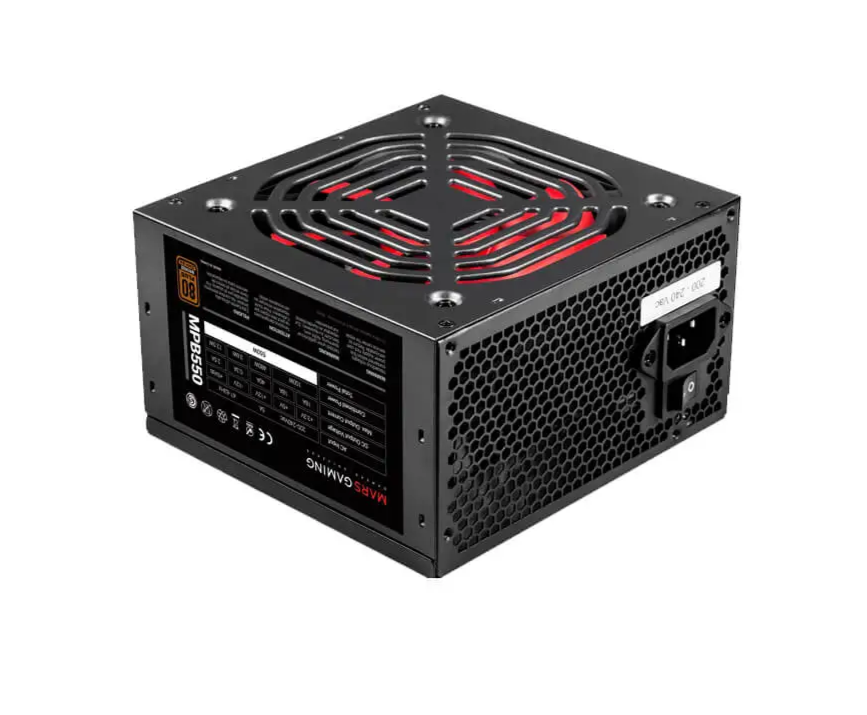 Black Hi Power 550W Gaming Power Supply