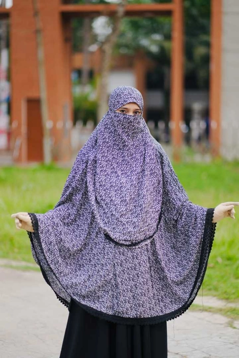 Premium Cotton Hijab with Niqab | ভিসকস কটন সুতি হিজাব | আরামদায়ক ও স্টাইলিশ | Arafat Mart