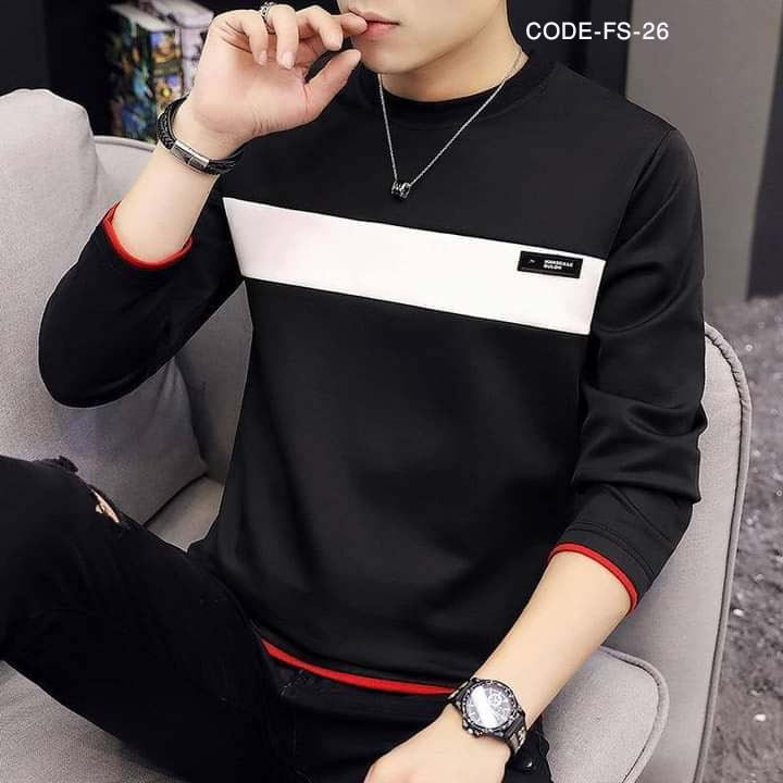 Full Sleeve Stylish  T-shirt for Men-26
