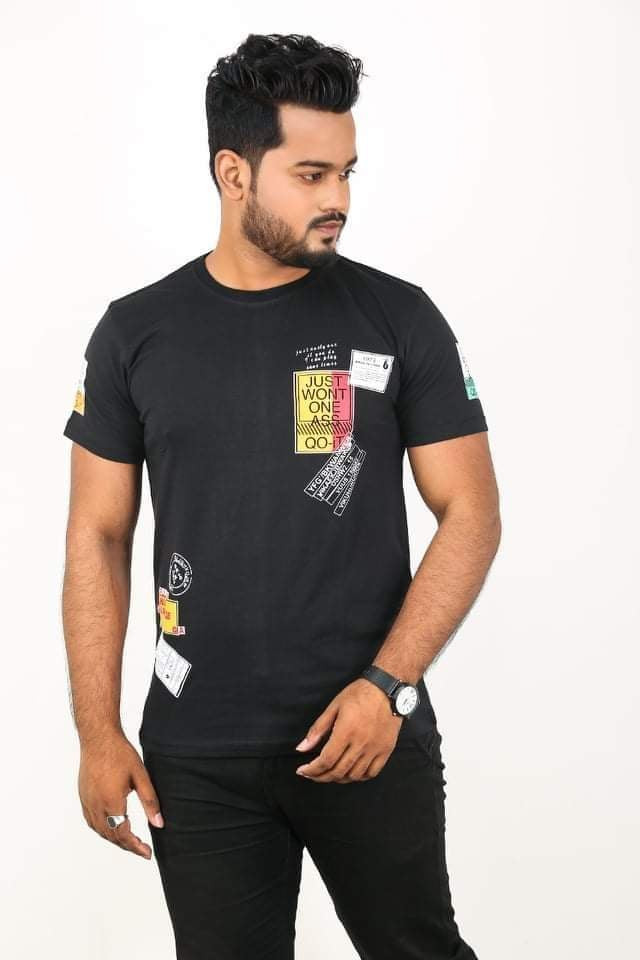 COTTON HALF SLEEVE T-SHIRT FOR MEN