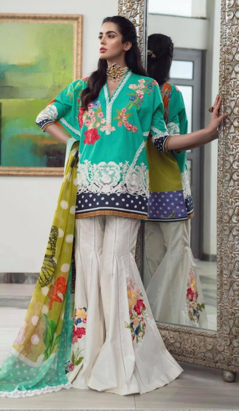 Kilruba Presents Asifa Nabeel Luxury Lawns Salwar Kameez