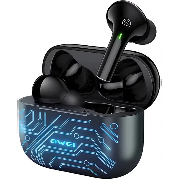 Awei T29 Pro TWS Gamming Wireless Earbuds with Charging Case | Smart Touch Control | Gaming & Music Earphones | Bluetooth 5.1 | Waterproof