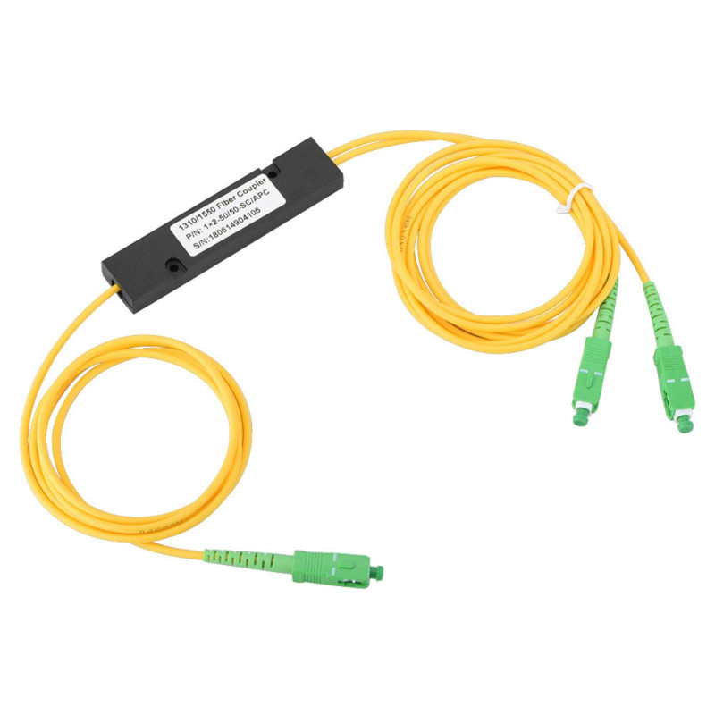 AC-NET PLC 50/50,10/90,5/95,30/70,20/80 All ratio Fiber Optic Splitter 1*2 PLC Splitter