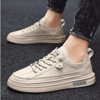 Breathable Men's Fashionable sneakers for men-Beige