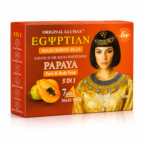 Egyptian Maxi White Plus Papaya Face & Body Soap