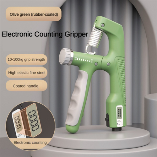 Adjustable Electronic Hand Grip 10-100kg For Fitness Training