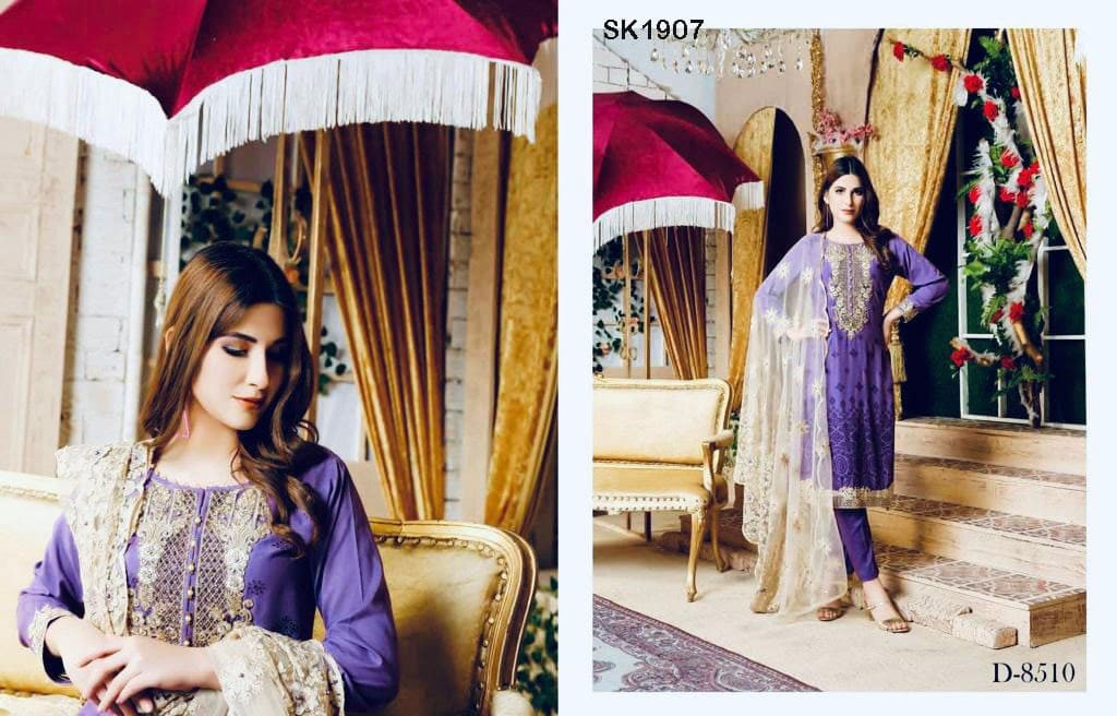 Pakistani Gorgeous Fashionable & Stylish 3Piece-104