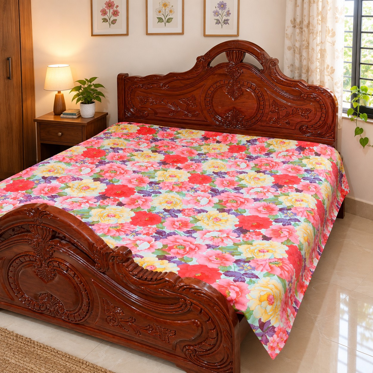 Waterproof Jointless Imported Bed Sheet - HBS04