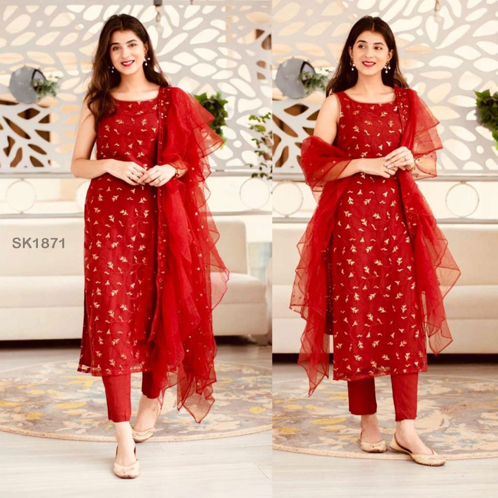 Indian Gorgeous Fashionable & Stylish 3Piece-150